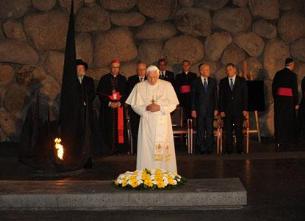 Le pape Benoît XVI à Yad Vashem