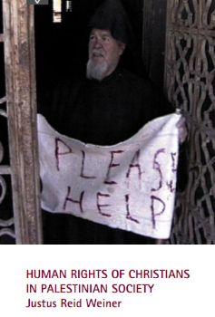 Besieged monk in the Church of the Nativity, Bethlehem, 2002