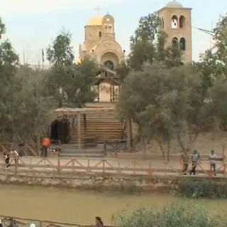 Baptismal site at the Jordan River