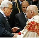 Mahmoud Abbas and Michel Sabbah