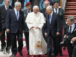 Prime Minister Netanyahu, Pope Benedict, President Peres Prime Minister Netanyahu, Pope Benedict, President Peres