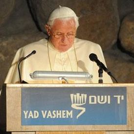 Benedikt XVI. in Yad Vashem