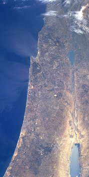 Israël, image satellite