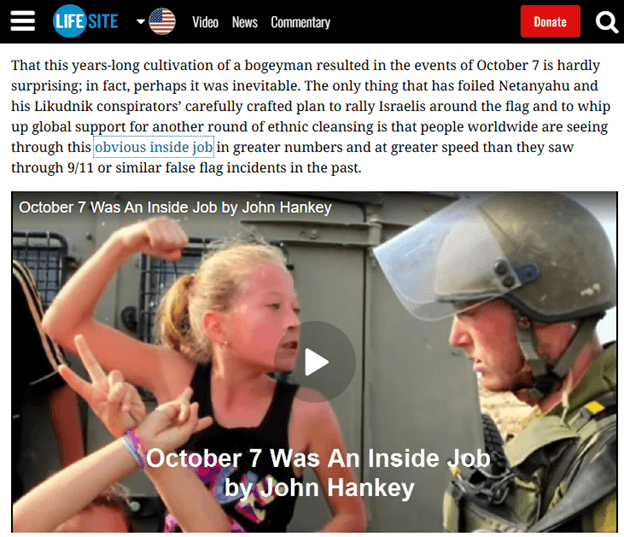 LSN: October7 Massacre was an Inside Job