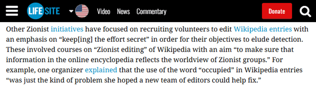 LSN: Secret Editing of Wikipedia
