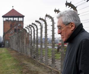 Cardinal Lustiger in Auschwitz