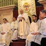 Mass in the Church of the Holy Sepulchre