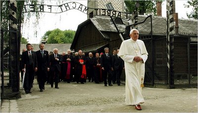 Pope Benedict XVI in Auschwitz Pope Benedict XVI in Auschwitz