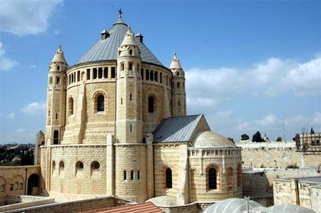 L'église de la Dormition, sur le mont Sion