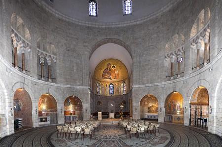 L'église de la Dormition, sur le mont Sion