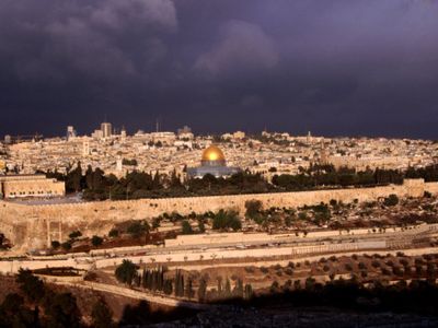 Gerusalemme dal Monte degli Ulivi