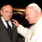 Le pape Jean Paul II et son ami d'enfance Jerzy Kluger