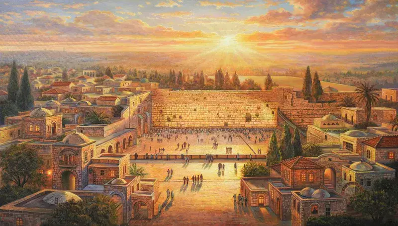 Light over the Kotel