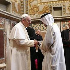 Le pape François rencontre un musulman