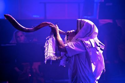 Shofar blowing at the annual Feast of Tabernacles Photo Courtesy: International Christian Embassy Jerusalem