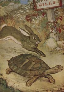 Le lièvre et la tortue